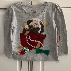 NWT Christmas puppy T shirt